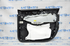 Capacul usii, cartela frontala stanga Ford Edge 15-18 piele neagra.