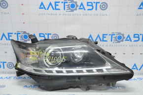 Far dreapta față goală Lexus RX350 RX450h 13-15 restilizare xenon top, suport rupt, geam spart.