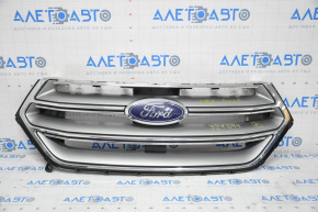 Решетка радиатора grill Ford Edge 15-18 в сборе со значком