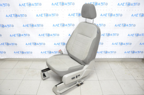 Scaun șofer Ford Escape MK3 13-19 fără airbag, material textil bej, electric, de curățat chimic.