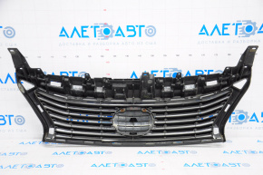 Решетка радиатора grill Lexus ES300h ES350 13-15 дорест со значком, трещина на значке