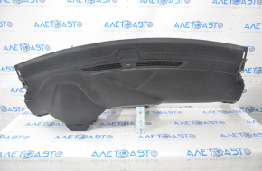 Торпедо передняя панель без AIRBAG Ford Fusion mk5 13-16 под кнопку start, черная