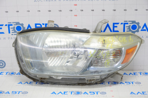 Far stânga față Toyota Highlander 08-10, gol, hibrid, halogen, pânză.