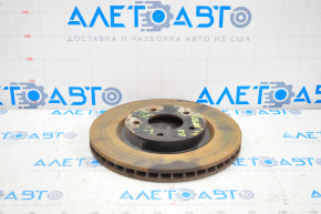 Placă de frână față dreapta Nissan Rogue 14-20 295/26mm ruginită