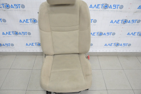 Пассажирское сидение Nissan Rogue 14-20 без airbag, механич, тряпка беж