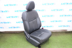 Пассажирское сидение Nissan Rogue 14-20 с airbag, механич, кожа черн