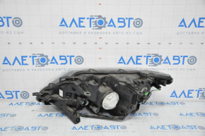 Farul din față dreapta Nissan Rogue 14-16, gol, cu halogen, cu bec