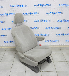 Scaun de pasager Toyota Sienna 11-14 fără airbag, mecanic, din catifea, gri, de curățat chimic.