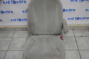 Scaun de pasager Toyota Sienna 11-14 fără airbag, mecanic, din catifea, gri, de curățat chimic.