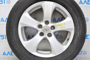 Roată de 17 inch pentru Toyota Sienna 11-20 cu jantă ușoară.