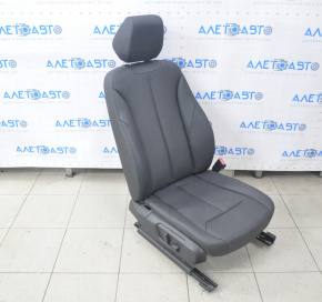 Scaun de pasager BMW 3 F30 12-18 cu airbag, electric, piele neagră