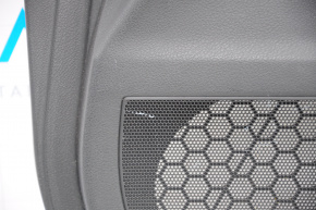 Обшивка двери карточка передняя правая Lexus RX350 RX450h 10-12 черн, царапина