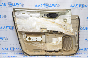 Capacul ușii, cartela din față dreapta Nissan Pathfinder 13-20, material textil bej, pentru curățare chimică