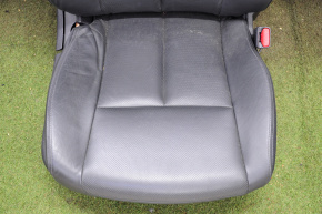 Пассажирское сидение Nissan Rogue 14-15 с airbag, механич, кожа черн