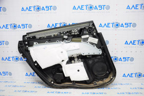 Capacul ușii, cartela din spate dreapta Ford Fusion mk5 13-16 piele neagră