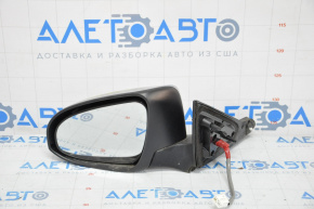 Зеркало боковое левое Toyota Camry v55 15-17 5 пинов, серебро 1J9