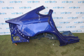 Aripa spate dreapta Ford Fusion mk5 13-20 albastră, arcul este lovit.