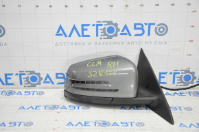 Зеркало боковое правое Mercedes CLA 14-19 11 пинов 7+4, поворотник, подогрев, графит 787