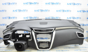 Torpedo față fără AIRBAG Nissan Murano z52 15-18 negru, zgârietură