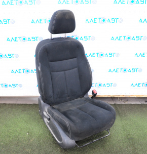 Scaun pasager Nissan Murano z52 15- fără airbag, manual, material textil negru, necesită curățare chimică.