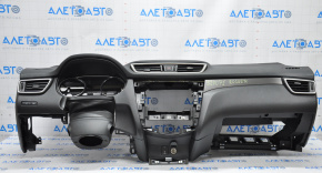 Torpedo cu airbag frontal pentru Nissan Rogue 14-20, negru.