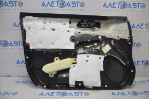 Capacul ușii, cartela din față dreapta Subaru Legacy 15-19 piele, negru, inserție de căpșuni.