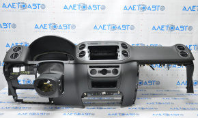 Panoul frontal al torpilei fără AIRBAG VW Tiguan 09-17 negru