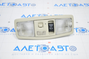 Plafonul de iluminare frontal pentru Mitsubishi Outlander 14-21 sub geam bej.