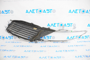 Решетка радиатора grill правая Lincoln MKZ 13-16 хром, надлом креп