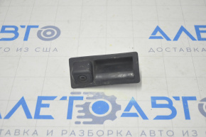 Camera de vizionare spate cu buton și mâner pentru deschiderea portbagajului Audi A4 B8 08-16 fără cablaj.