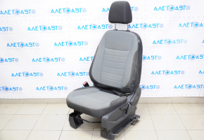 Scaun șofer Ford Escape MK3 13-19 fără airbag, material textil negru-gri, substanță chimică