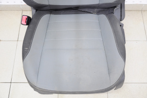 Scaun șofer Ford Escape MK3 13-19 fără airbag, material textil negru-gri, substanță chimică