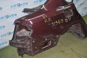 Aripa spate dreapta VW Passat b7 12-15 USA rosie, lovitura