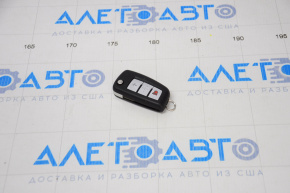 Ключ Nissan Rogue 14-20 3 кнопки, раскладной, полез хром, царапины