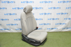 Scaun de pasager Hyundai Sonata 15-17 fără airbag, manual, material textil gri.