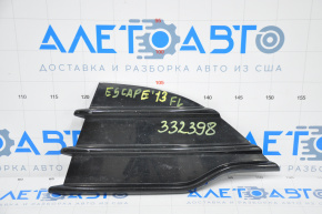 Grila bara fata stanga Ford Escape MK3 13-16 pre-restilizare, luciu, suport rupt.