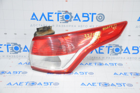 Lampa exterioară aripă dreapta Ford Escape MK3 13-16 pre-restilizare, fisuri în parbriz.