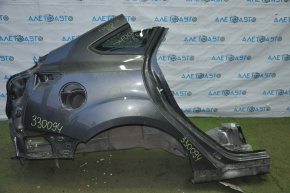 Aripa spate dreapta Ford Focus mk3 11-18 4d, gri, cu mici zgârieturi.