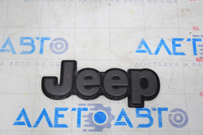 Emblema Jeep pentru portiera portbagajului Jeep Cherokee KL 14-18 gri.