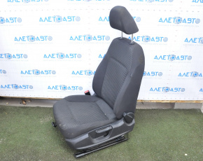 Scaunul șoferului VW Jetta 11-18 SUA fără airbag, manual, material textil negru