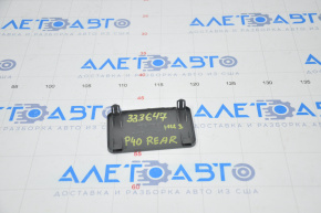 Capacul portbagajului cu lacat central Toyota Prius V 12-17 gri inchis, uzat