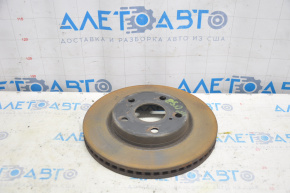 Placă de frână față stânga Toyota Prius V 12-17 275/25mm ruginită.