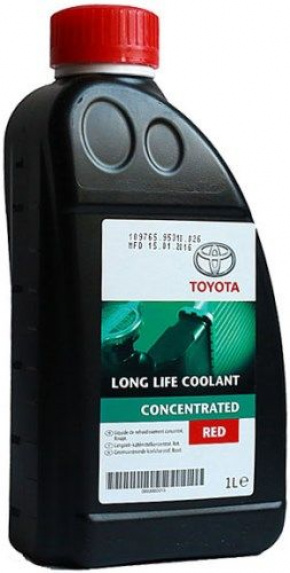 Антифриз Toyota 1л красный концентрат LONG LIFE COOLANT RED