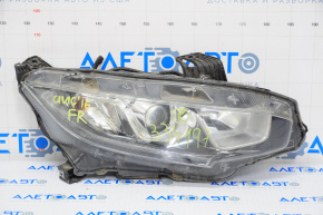 Far dreapta fata goală Honda Civic X FC 16-18 halogen