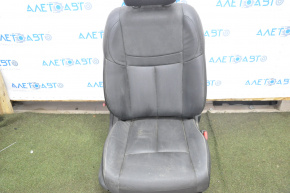 Scaun de pasager Nissan Rogue 14-20 cu airbag, manual, piele neagră