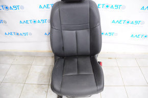 Scaun de pasager Nissan Rogue 14-20 cu airbag, manual, piele neagră