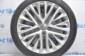 Roată de 18 inch pentru Lexus ES350 13-15, cu jantă de protecție.