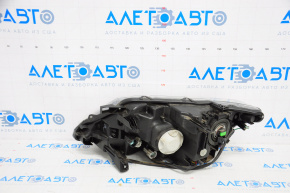 Far dreapta față Nissan Rogue 14-16, halogen gol, topit