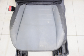 Scaun șofer Ford Escape MK3 13-19 fără airbag, electric, material textil, negru-gri, pentru curățare.