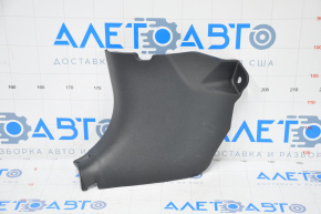 Capacul stâlpului frontal stânga de jos Lexus ES300h ES350 13-18 negru, zgâriat, uzat